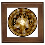 OM Lotus Framed Tile