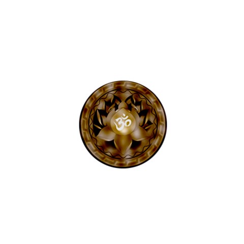 OM Lotus 1  Mini Magnet from ArtsNow.com Front