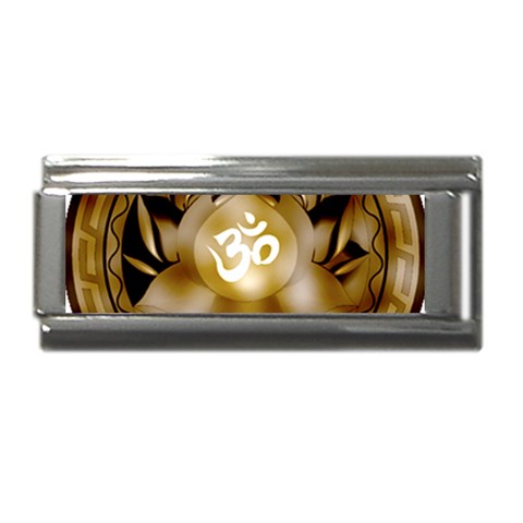 OM Lotus Superlink Italian Charm (9mm) from ArtsNow.com Front