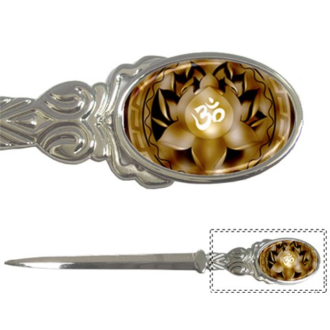 OM Lotus Letter Opener from ArtsNow.com Front