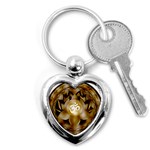 OM Lotus Key Chain (Heart)