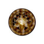 OM Lotus Rubber Coaster (Round)