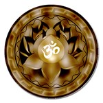 OM Lotus Magnet 5  (Round)