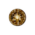 OM Lotus Golf Ball Marker