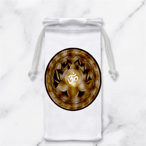 OM Lotus Jewelry Bag from ArtsNow.com Front