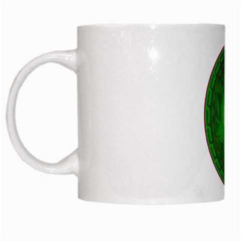 OM Lotus White Mug from ArtsNow.com Left