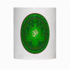 OM Lotus White Mug from ArtsNow.com Center