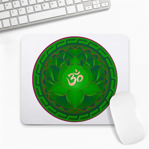 OM Lotus Large Mousepad from ArtsNow.com Front