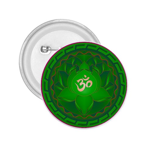 OM Lotus 2.25  Button from ArtsNow.com Front