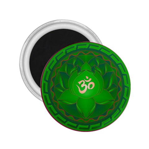OM Lotus 2.25  Magnet from ArtsNow.com Front