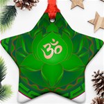 OM Lotus Ornament (Star)