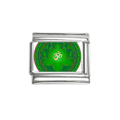 OM Lotus Italian Charm (9mm) from ArtsNow.com Front