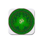 OM Lotus Rubber Square Coaster (4 pack)