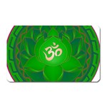 OM Lotus Magnet (Rectangular)