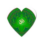 OM Lotus Magnet (Heart)