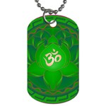 OM Lotus Dog Tag (Two Sides)
