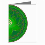 OM Lotus Greeting Card