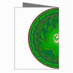 OM Lotus Greeting Card from ArtsNow.com Right