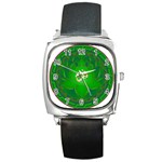 OM Lotus Square Metal Watch