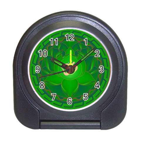 OM Lotus Travel Alarm Clock from ArtsNow.com Front