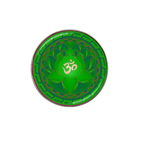 OM Lotus Hat Clip Ball Marker (10 pack) from ArtsNow.com Front