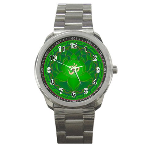 OM Lotus Sport Metal Watch from ArtsNow.com Front