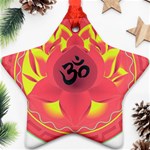 OM Lotus Ornament (Star)