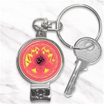 OM Lotus Nail Clippers Key Chain