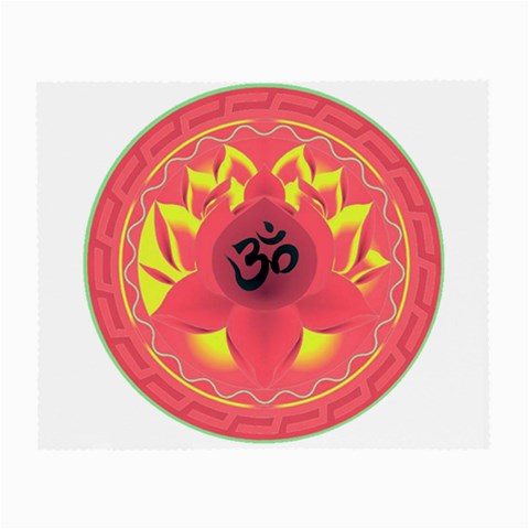 OM Lotus Glasses Cloth from ArtsNow.com Front