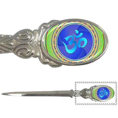 OM mandala Letter Opener from ArtsNow.com Front