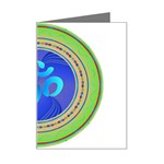 OM mandala Mini Greeting Card