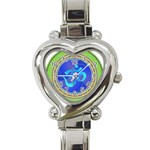 OM mandala Heart Italian Charm Watch