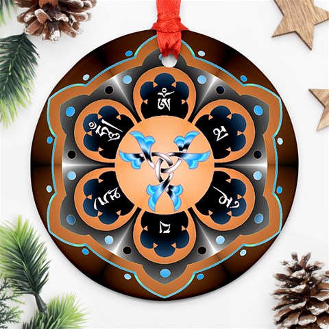 OMPH Ornament (Round) from ArtsNow.com Front