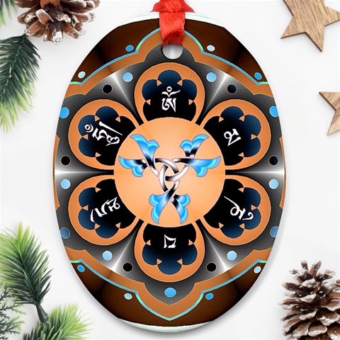 OMPH Ornament (Oval) from ArtsNow.com Front