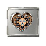 OMPH Mega Link Heart Italian Charm (18mm)