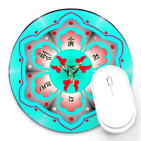 OMPH Round Mousepad from ArtsNow.com Front