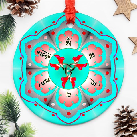 OMPH Ornament (Round) from ArtsNow.com Front