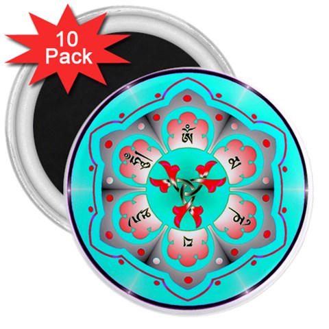 OMPH 3  Magnet (10 pack) from ArtsNow.com Front
