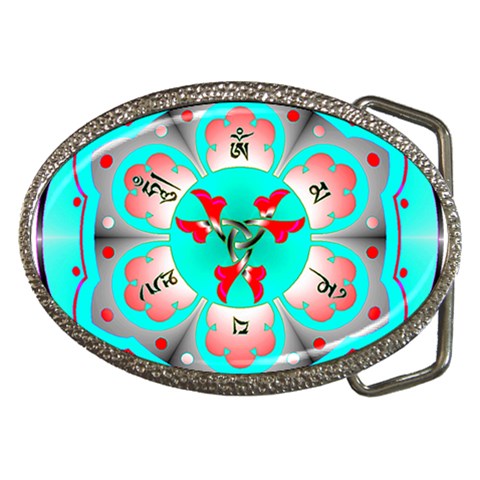 OMPH Belt Buckle from ArtsNow.com Front