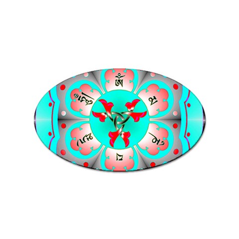 OMPH Sticker Oval (10 pack) from ArtsNow.com Front