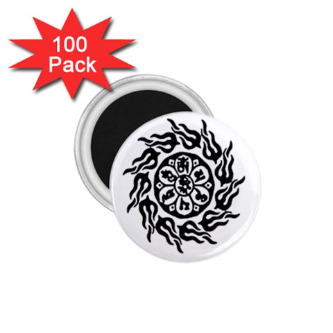 OMPH B&W 1.75  Magnet (100 pack)  from ArtsNow.com Front