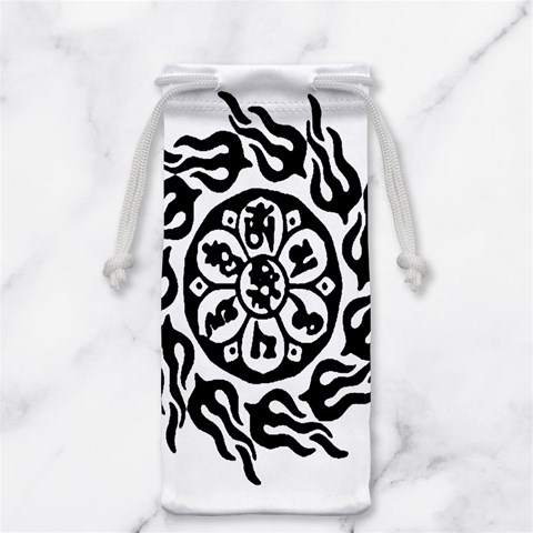 OMPH B&W Jewelry Bag from ArtsNow.com Back