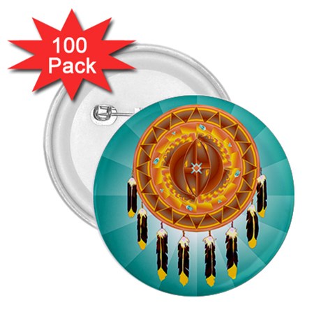 Cheyenne 2.25  Button (100 pack) from ArtsNow.com Front