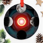 4 Moons Ornament (Round)