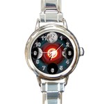 4 Moons Round Italian Charm Watch