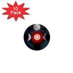 4 Moons 1  Mini Magnet (10 pack) 