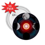 4 Moons 2.25  Button (10 pack)