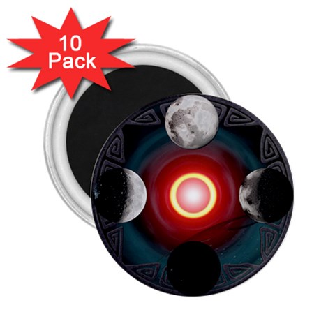 4 Moons 2.25  Magnet (10 pack) from ArtsNow.com Front