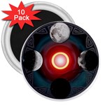 4 Moons 3  Magnet (10 pack)