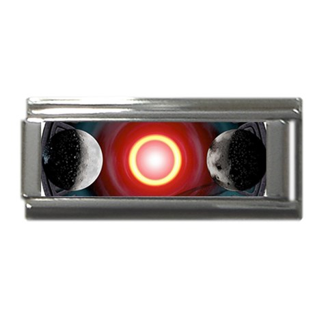 4 Moons Superlink Italian Charm (9mm) from ArtsNow.com Front